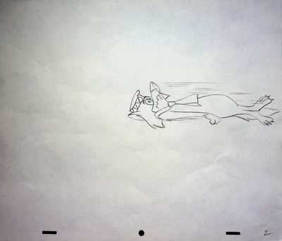 Diseño de lápiz de producción dibujado a mano Loopy De Loop 1963 Jerry Eisenberg Foto 1 de 2