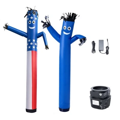 Boneco de dança Uimoso inflável tubo homem com ventilador, 1/15 HP, 6 pés acenando - Imagem 1 de 4