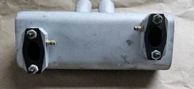 Zenoah Gt80 Muffler, BISSON BRAND. Bigger Stacks Welded In.  ****USED **** - Image 1 of 4