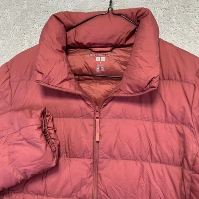 Uniqlo ультра легкий вниз пуховик куртка женщин маленький розово-лиловый водоотталкивающий - Изображение 1 из 4