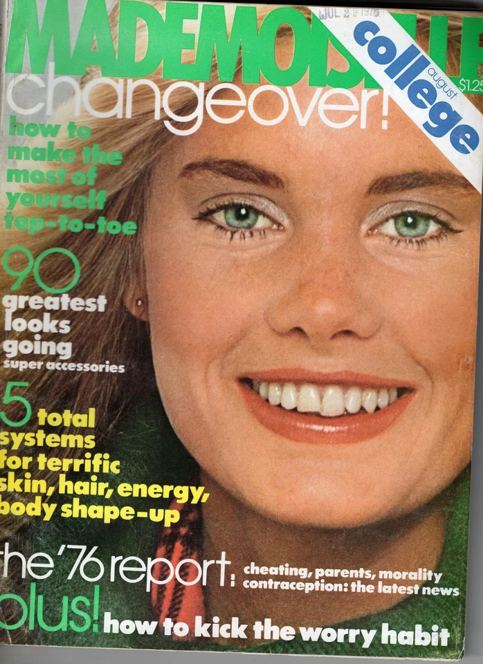 Vintage MADEMOISELLE Magazine August 1976 College PAMELA PALMEDO Foto 1 de 1
