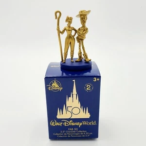 *Woody & Bo Peep* Walt Disney World Parks Fab 50 Blind Box Series 2 Gold Figure - Picture 1 of 6