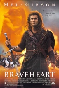 Cartel de película Braveheart Mel Gibson Sophie Marceau impreso - Imagen 1 de 1