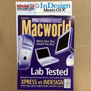 MacWorld Magazine May 2002. Which New Mac Should You Buy. Xpress vs Indesign - Picture 1 of 8