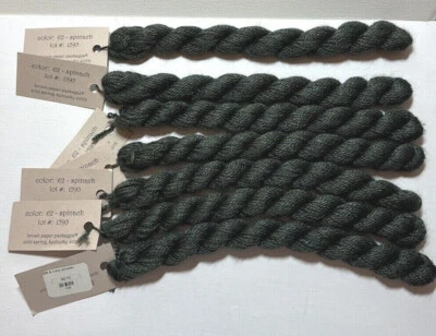 Silk & Ivory Thread 50% Silk, 50% Merino Wool, Yarn 28.8 yards sold by skein - Image 1 of 4