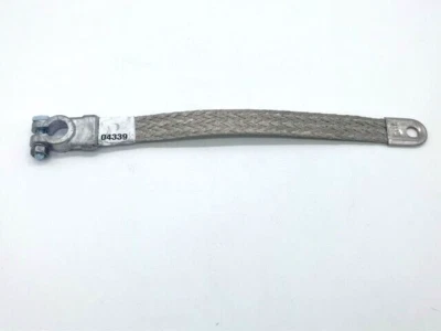 11" Braided Ground Strap Top Post Terminal 2 Gauge Battery Cable - Image 1 of 4