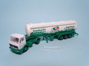 Herpa - LKW - MB Tankzug Gutshof Ei 1:87 - Guter Zustand mit OVP    #2058 - Bild 1 von 8