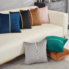 Luxury Velvet Cushion Cover Pillow Case Sofa Bed Home Decor Square Pillow Cover
