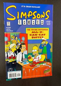 SIMPSONS COMICS #142 (Bongo Comics 2008) -- En estado bastante bueno/casi nuevo - Imagen 1 de 1