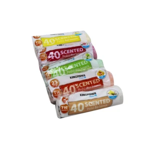 200 Scented Tie Handle Pedal bin Liners Fragranced Rubbish Bags 25L - Picture 1 of 1