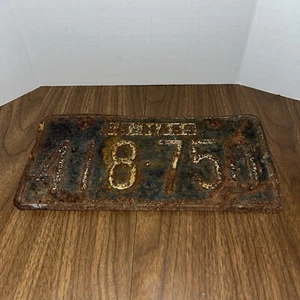 Vintage Massachusetts 1963 Auto License Plate Tag Man Cave Wall Decor Rusty - Picture 1 of 7