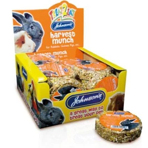 Johnsons Harvest Munch Treat - Small Animal Rabbit Guinea Pig Nut & Honey Snack - Picture 1 of 3