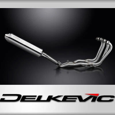 Honda CBR1000F Hurricane 1987-99 Full Exhaust 4-1 17" Tri-Oval Stainless Muffler — 第 1/4 张图片