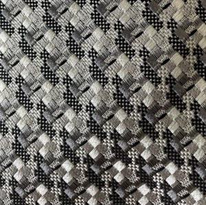Silver Black White Plaid TOM FORD Silk Tie Italy - Picture 1 of 8