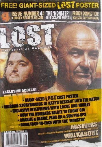 REVISTA OFICIAL PERDIDA - PORTADA DE LOCKE & JORGE + PÓSTER GIGANTE PERDIDO #4A - EXCLUSIVO  Foto 1 de 1