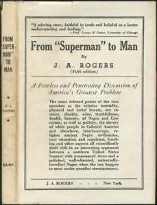 J A ROGERS / From Superman to Man 1957