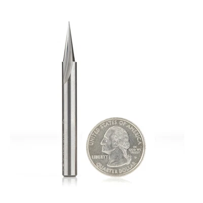 NEW 18° Solid Carbide Carving Liner Router Bit - Image 1 of 2