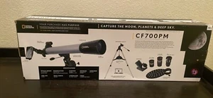 National Geographic 70mm Refractor Telescope CF700PM, Item# 80-40071CF, NEW - Picture 1 of 5