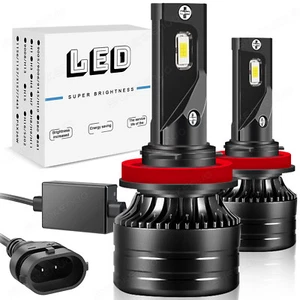 Faro Luces Fuertes Para Auto Coche Luz Carro Upgrade Bulbs H11 LED SUPER Blanco - Picture 1 of 12