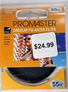 55mm Circular Polarizer CPL Glass Lens Filter Japan P-CL 55 mm E55 E-55 Promaste - Picture 1 of 5