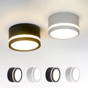LED Downlight 7W 12W 18W Ceiling Light Surface Mount Warm Natural Cold White - Picture 1 of 20