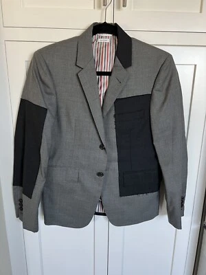 Abrigo Chaqueta Blazer Thom Browne Patchwork 0 Foto 1 de 4