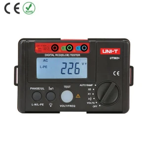 UNI-T Digital RCD ELCB Tester Phase Switch AUTO RAMP Leakage Circuit Breaker - Picture 1 of 16