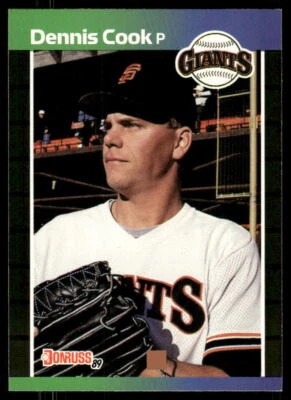 1989 Donruss #646a Dennis Cook - Image 1 of 2