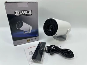 Portable 4K Mini Projector 10000 Lumen LED 1080P WiFi Bluetooth UHD Home Theater - Picture 1 of 5