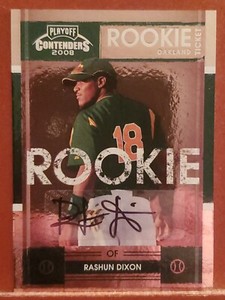 2008 Playoff Contenders #116 Rashun Dixon AUTO ATHLETICS 