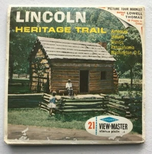 Lincoln Heritage Trail View Master Packet 1960s - Picture 1 of 1