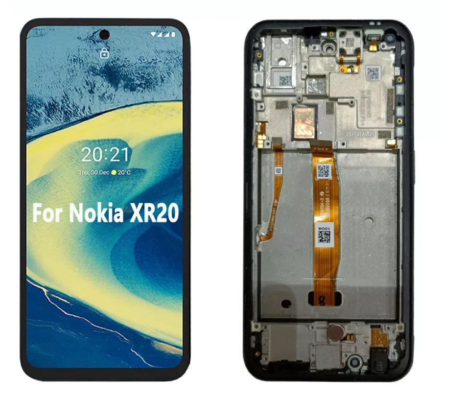 OEM For Nokia XR20 LCD DisplayTouch Screen Replacement Digitizer Assembly Frame - Image 1 of 1
