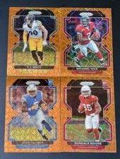2021 Prizm Football ORANGE LAZER PRIZMS with Rookies 249-440 You Pick the Card