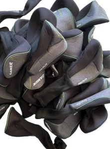 Top Flite Driver Gamer Golf Club Cover Sock Black Gray Green - Picture 1 of 1