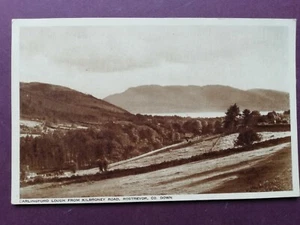 Vintage 1955 PC Carlingford Lough from Kilbroney Rostrevor Co Down - Foto 1 di 2
