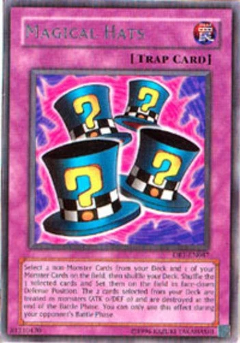 Magical Hats - DB1-EN087 - Rare - Unlimited Edition - Damaged - Image 1 of 1