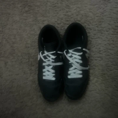 Nike Air Jordan 1 Low TD Football Cleats Black White Oreo FJ6245 001 Men US 15 - Image 1 of 4