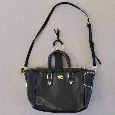 Bolso de mano Disney Mickey Mouse blanco y negro Foto 1 de 4