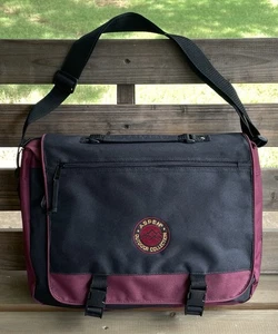 ✅De colección Aspen Colección Exterior Nylon Mensajero Bolso de Hombro Maletín Borgoña - Imagen 1 de 14