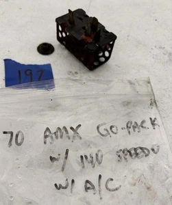 1970 Amx Blower Motor Resistor For Ac Car - Picture 1 of 1