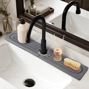 23,6" Trockenstein Wasserhahn Matte für Küche Spüle-Diatomit Schnelltrocknend Küche Sin... - Bild 1 von 7