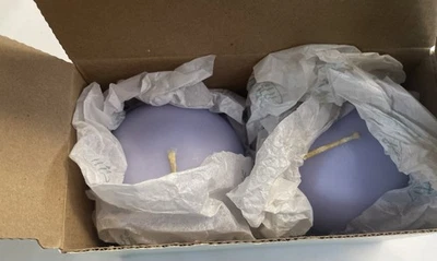 Partylite French Lilac Ball Candles, 2-Pack, 3-inch, Made in USA - Image 1 of 4