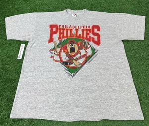 Camiseta Taz Vintage 1990 MLB Philadelphia Phillies x Looney Tunes Años 90 Para Hombre XL - Imagen 1 de 10