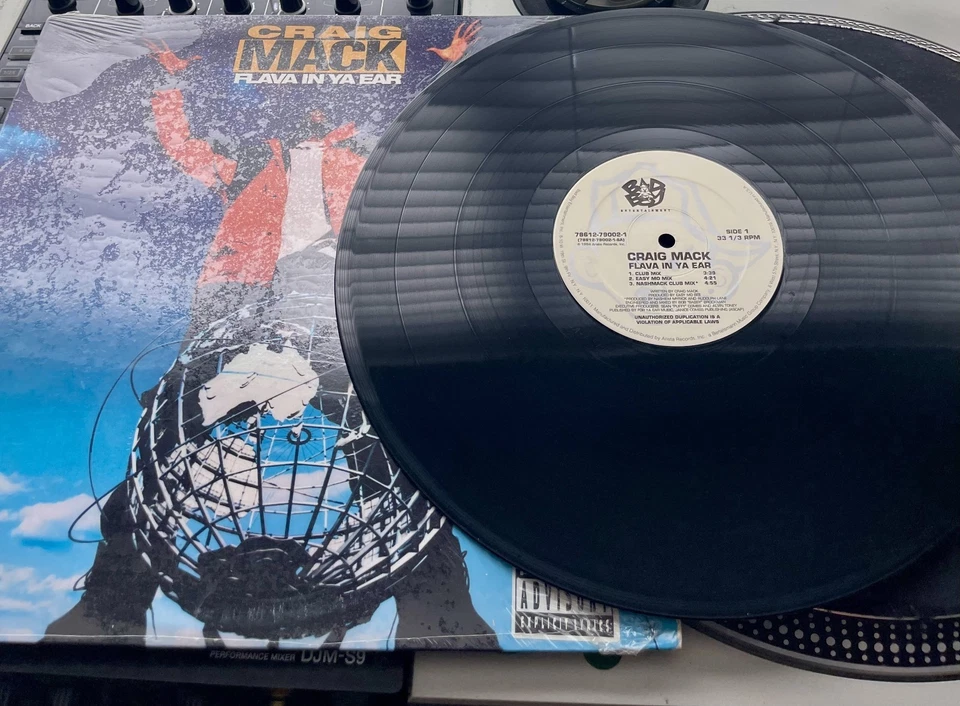 Craig Mack – Flava In Ya Ear OG 1994 Press 12” In Picture Cover VG+/VG SHK - Imagem 1 de 3
