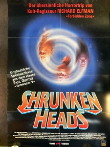 Shrunken Heads - Meg Foster - Julius Harris Videoposter A1 84x60cm gefaltet (R) - Picture 1 of 1