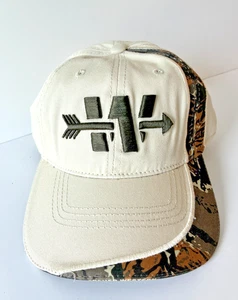 NEW ARCHER WESTERN CONTRACTORS / CONSTRUCTION HAT, ADJUSTABLE CAP, TAN+CAMO, HL8 - Picture 1 of 4