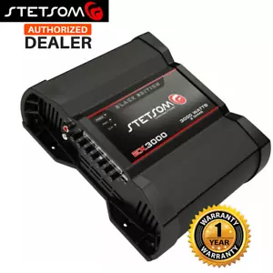 Stetsom EX3000 Amplificador 3700W 2ohm Black Edition Full Range Amp Mono Car Module - Imagen 1 de 6