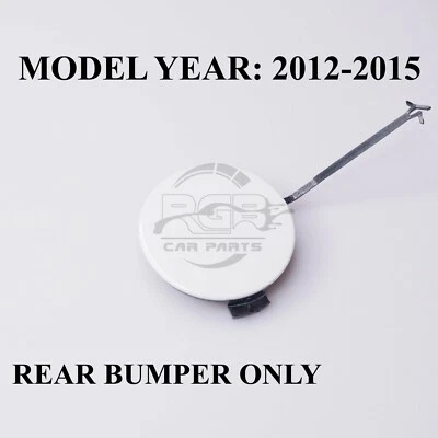 Audi A4 B8 8K 2012-2015 Parachoques Trasero Remolque Gancho Funda Glaciar Blanco - Imagen 1 de 4