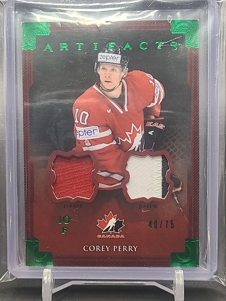 Camisetas 2013-14 Upper Deck Artifacts Team Canada Corey Perry/75 Team Canada  Foto 1 de 1