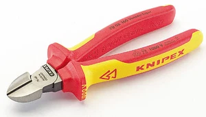 Knipex 70 08 160 VDE Fully Insulated Diagonal Side Cutters 160mm - Draper 31926 - Picture 1 of 2
